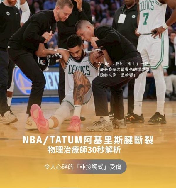 NBA波士頓塞爾提克球星Jayson Tatum 阿基里斯腱斷裂術後復健分析
